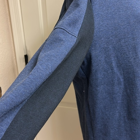 Calvin Klein Men's Long Sleeve Q-Zip Color Blocked Double Knit Pull Over, Large - Picture 4 of 9